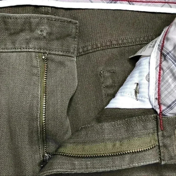 Kenneth Cole Reaction  Olive Dress Pants Size 34 - Picture 8 of 16